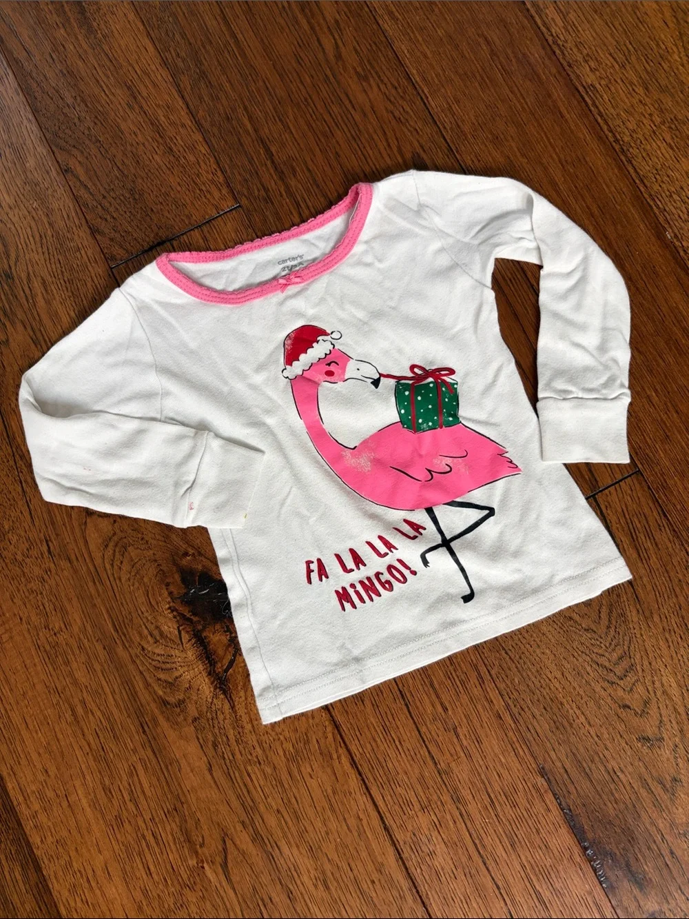 3 for $12 💚 Flamingo Christmas Pajama Set